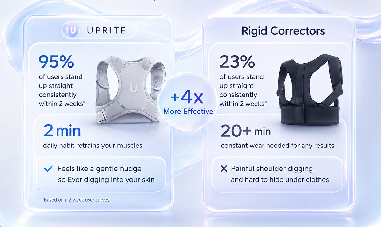 UPRITE versus a rigid corrector comparison