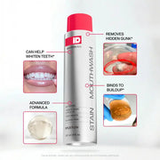 Stain-removing mouthwash for deep cleaning