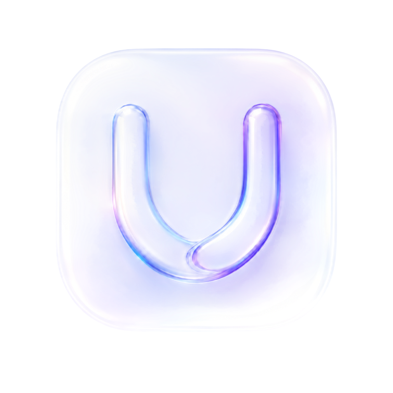 UPRITE glass U logo
